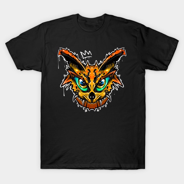 Graffiti Cat T-Shirt by Graffitidesigner